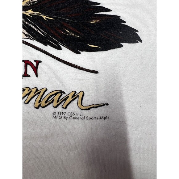 VTG 1997 CBS Dr. Quinn Medicine Woman White Graphic T shirt Sz M Gildan HEAVY - Picture 6 of 9